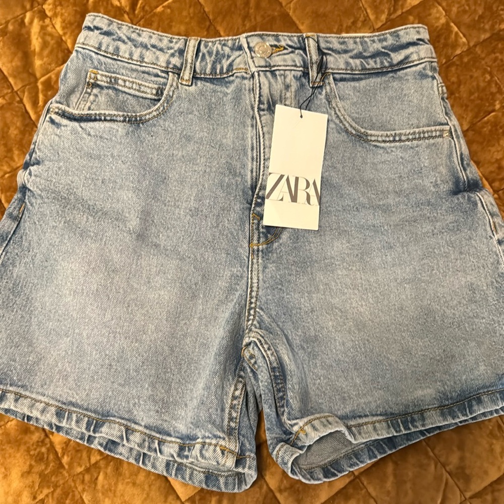 Zara mom shorts